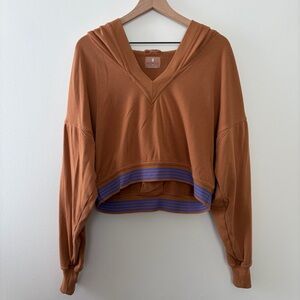 FP Movement Cropped V Neck Hoodie